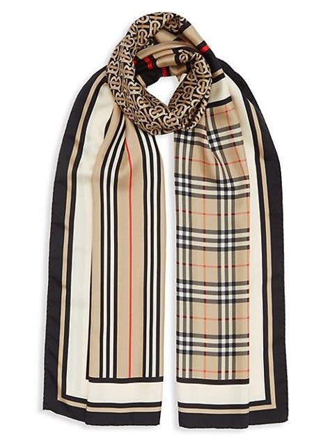 saks burberry scarves